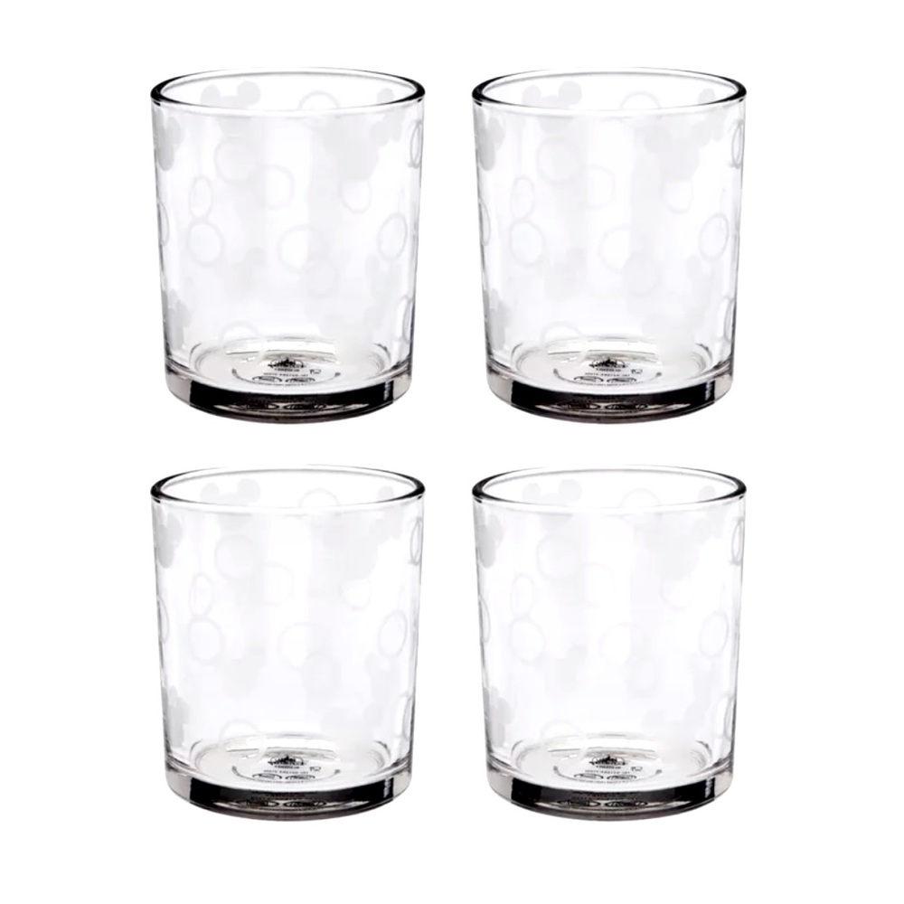Disney set of 4 Mickey Drinking glasses  New